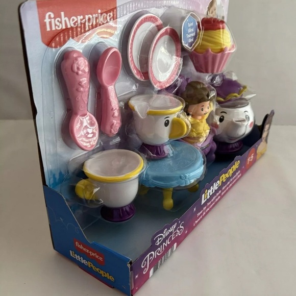Fisher-Price Disney Princess Belle - Beauty and the Beast Tea Set NEW - Picture 2 of 9